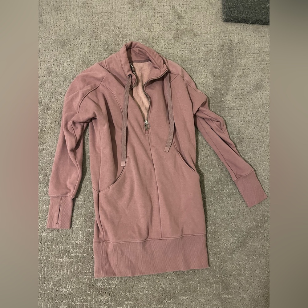Athleta Triumph Hoodie Sweatshirt Dress